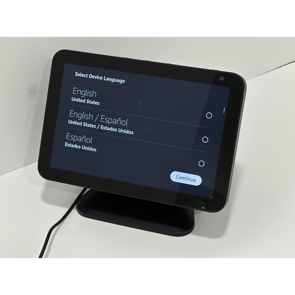 Amazon Echo Show 8 (1st Gen) Alexa C7H6N3 & Power Adapter Tested Working